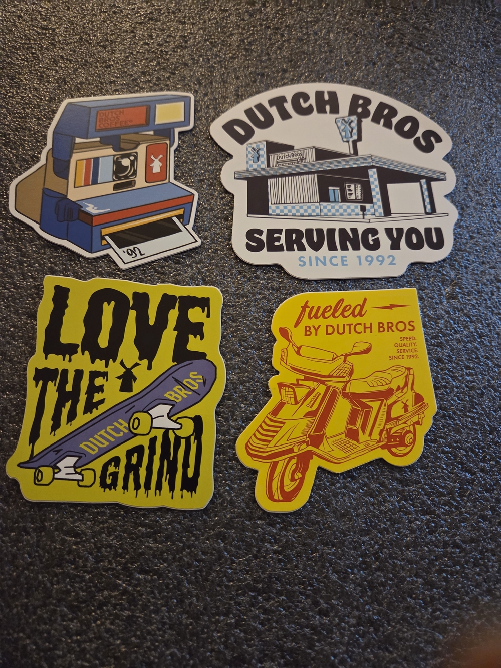 Dutch Bros 4 Pack Of StickersIn great condition